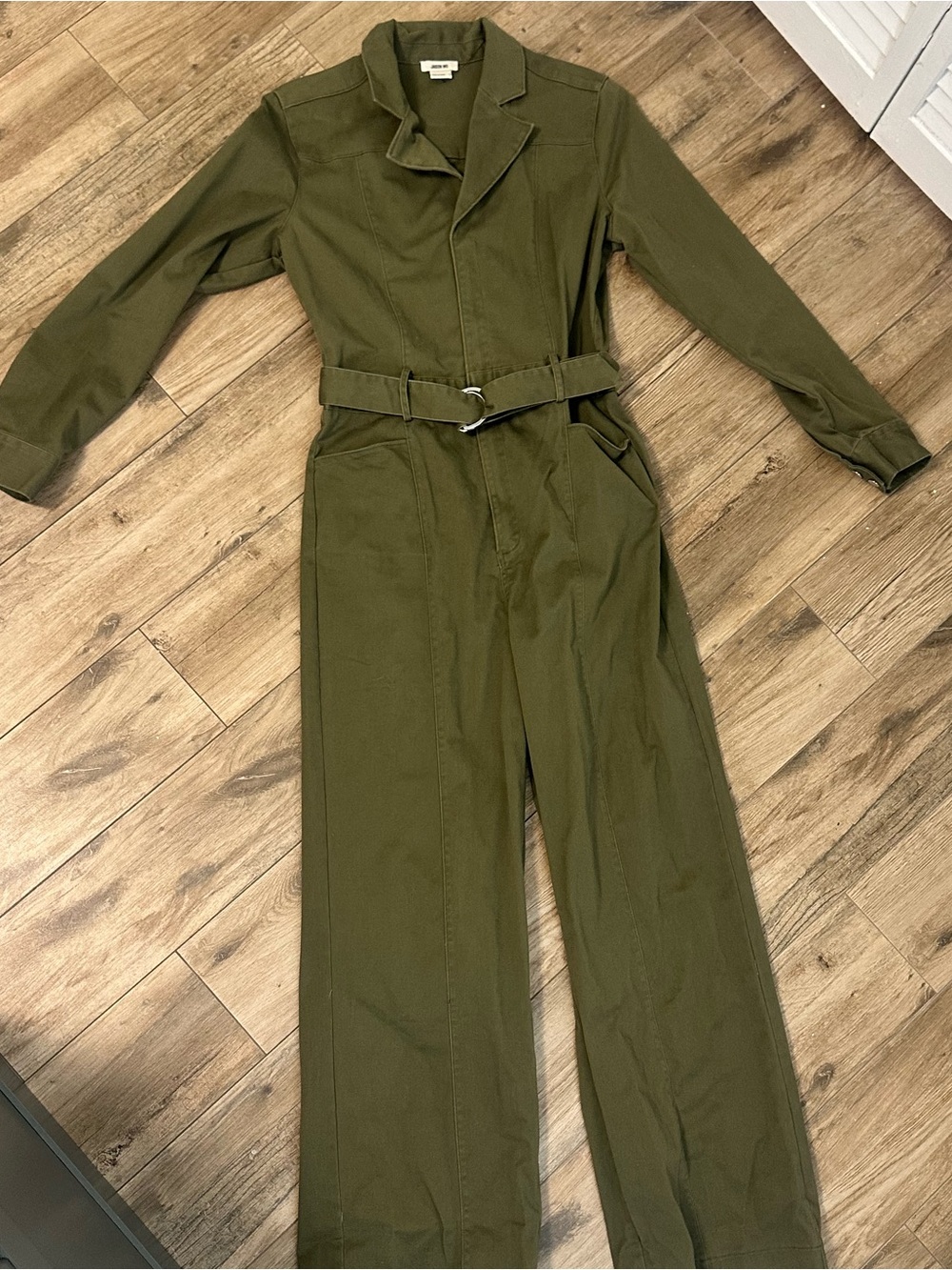 Jason Wu Olive Green Utility Belted Jumpsuit